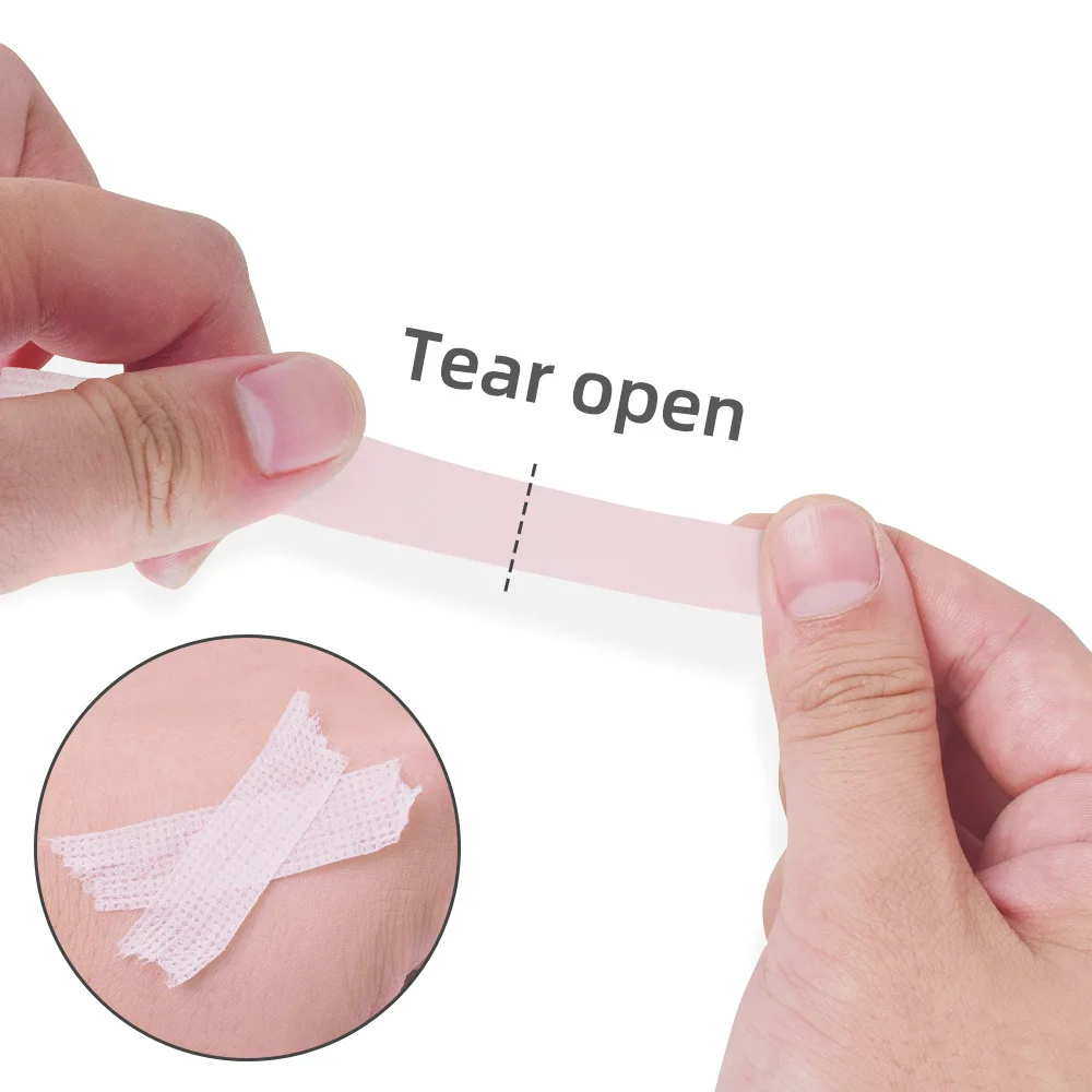 Enxertados não-fitas de tecido Japonês fita sensível de pressão cílios separação de fita cor-de-rosa verde Imagem 0