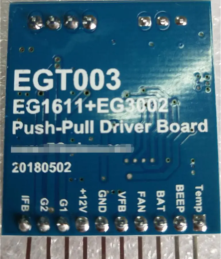 EGT003 push-pull quase-ressonante inversor 1000W frente de acionamento de estágio conselho EG1611 + EG3002 o módulo de unidade Imagem 1
