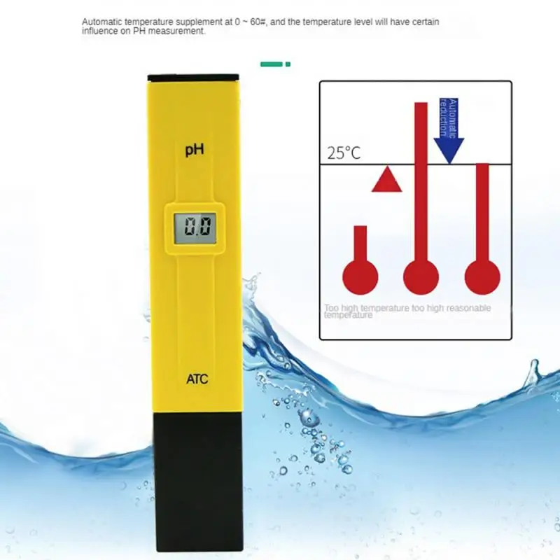PH 0-14 Medidor de PH Digital Verificador da Qualidade da Água Testadores Acidez Medida Dispositivo Piscina de Água do Aquário Hidroponia Home Brew Ferramentas Imagem 1
