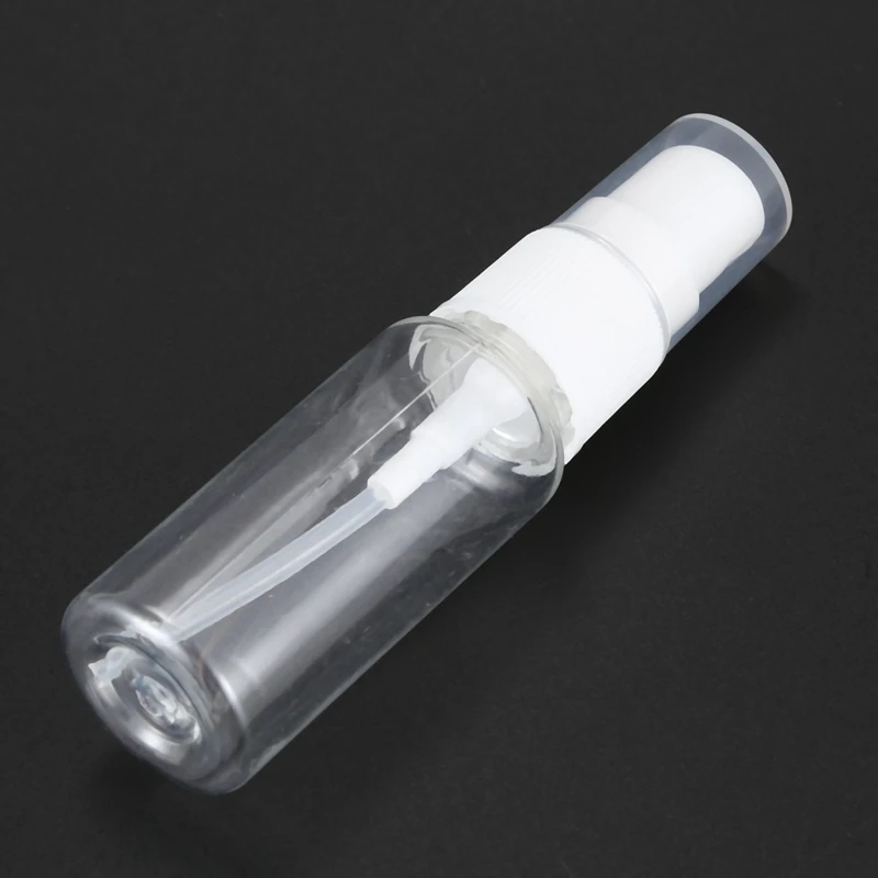 250-Embalagem Vazia de Plástico transparente Névoa Fina de Frascos de Spray Com Microfibra Pano de Limpeza, 20Ml Reutilizável Recipiente Perfeito Imagem 2