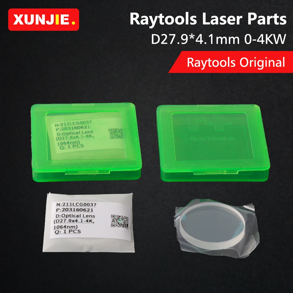 Raytools Original Lente de Laser 27.9*4.1/24.9*1.5 211LCG0037 211LCG0020 37*7 38.1*1.6 Espelhos Ópticos de Cerâmica 120274100B Cabeça de Peças Imagem 2