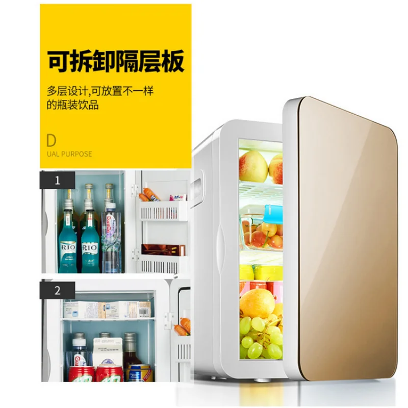 20L de Cozinha, Mini-Frigoríficos, Freezer Pequeno Refrigeração Frigobar Geladeira de Casa Congelador Eletrodomésticos Imagem 3