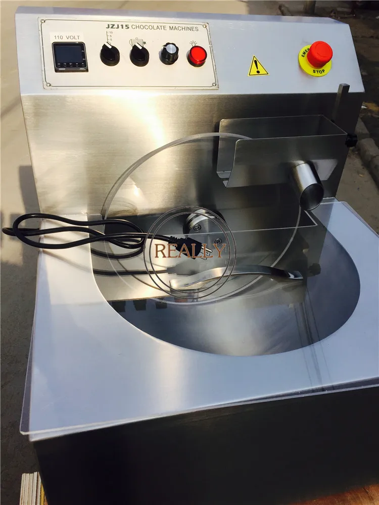 De Aço inoxidável 15kg aquecimento Elétrico RL-MM15 usado chocolate máquina de têmpera Imagem 3
