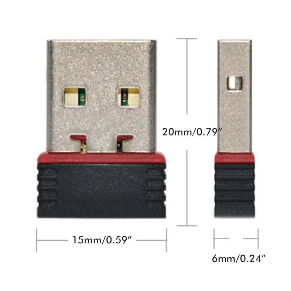 Dongle USB sem Fios Receptor de Sinal de Acessórios Domésticos Transmissão Rápida Imagem 3