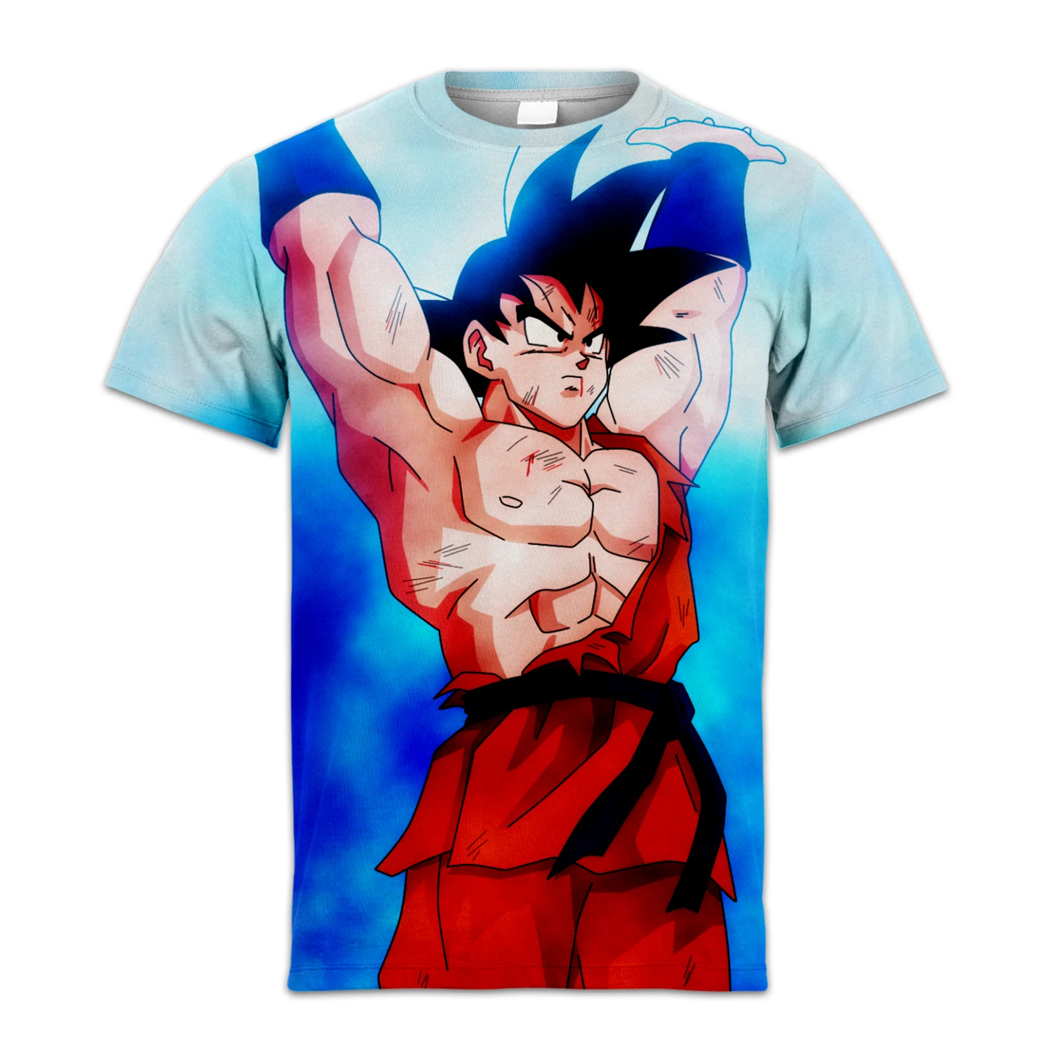 2023 Verão Novo Dia Dragon Ball 3d Impresso T-Shirt Superior Criativo masculina de Manga Curta Casual Homens E Mulheres Com O Mesmo Estilo Imagem 4