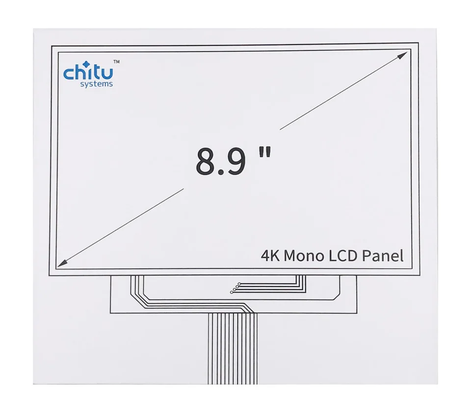 PJ089Y2V5 Anycubic de Fótons MONO X 8,9 polegadas 4K MONO tela LCD 3840*2400 LCD Monocromático Imagem 4