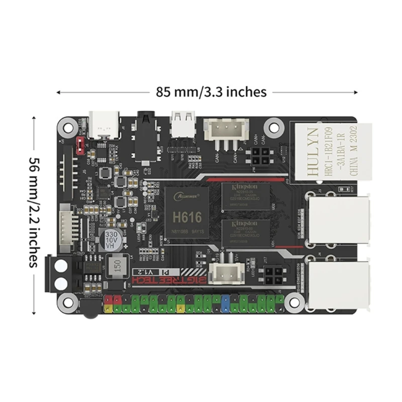 BIGTREETECH Pi Conselho de Controle de Mini Controlador de Placa de 2.4 Ghz WiFi para RaspberryPi Imagem 5