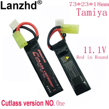 1-24PCS 11.1 V 1000mAh Airsoft Stick da Bateria de 25C LiPo Bateria com Mini Tamiya Conector para Armas de Airsoft AK47