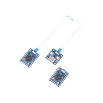 1 Pc RP2040-Tiny Para o Raspberry Pi Pico Conselho de Desenvolvimento de bordo com RP2040 chip Porta USB Adaptador de Placa de Microcontrolador