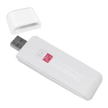 1 Pedaços De 2,4 G/5.8 G sem Fio Adaptador USB Dongle sem Fios da Placa de Rede MT7612UN de Wifi USB Adaptador