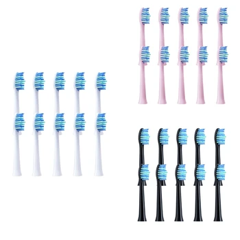 10PCS Acessórios Para HUAWEI/Lebooo/Fupai/KKC/ZR Inteligente Escova de dentes Elétrica Limpa Cabeças de Escova Escova de Cabeça B