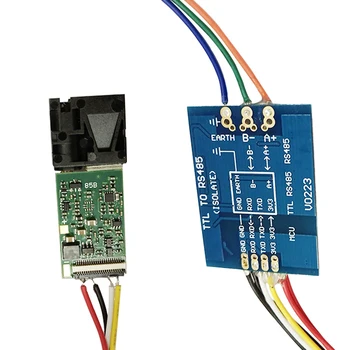10m UART TTL Laser de Curta Distância Módulo Digital RS485 Interface Mini Industrial do OEM a Laser Visível de Medição do Sensor