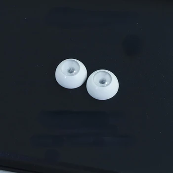 14mm BJD/SD Boneca globo Ocular Acrílico Olho Branco Embrião de Projeto DIY Íris BJD Boneca globo Ocular