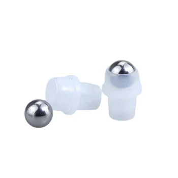 16mm Óleo Essencial de Bola Cap Embalagens de Cosméticos Cap Acessórios Tampa de Plástico Metal de Aço Bola de Rolo para Rolo de Vidro em Garrafa