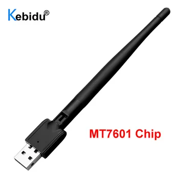 2.4 G 150Mbps Wifi Adaptador de Placa de Rede Para notebook WiFi USB Adaptador de LAN sem Fio de Antena DVB T2 DVB S2 TV Set-Top Box MT7601