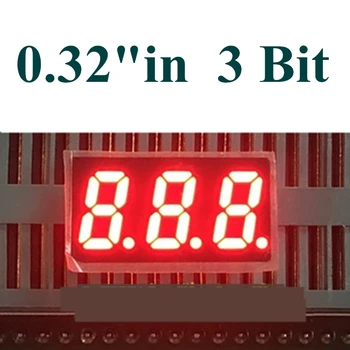 20pcs LED VERMELHO Dígitos de 7 segmentos display led 3bit 3 bits ÂNODO Comum 0.32