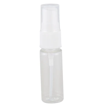 250-Embalagem Vazia de Plástico transparente Névoa Fina de Frascos de Spray Com Microfibra Pano de Limpeza, 20Ml Reutilizável Recipiente Perfeito