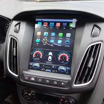 2din de 10,4 polegadas Android Rádio Para Ford Focus Tesla Ecrã Car Multimedia Player AutoRadio Carplay Android Auto WiFi GPS de Navegação