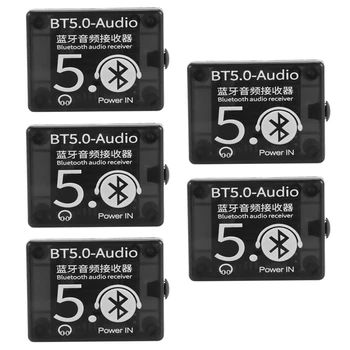 5X BT5.0 Receptor de Áudio MP3 com Bluetooth Lossless Decoder Carro alto-Falante Amplificador de Áudio da Placa Com o Caso