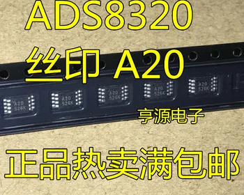 5pcs novo original ADS8320E ADS8320 tela impressa A20 analog-to-digital converter MSOP-8 chip