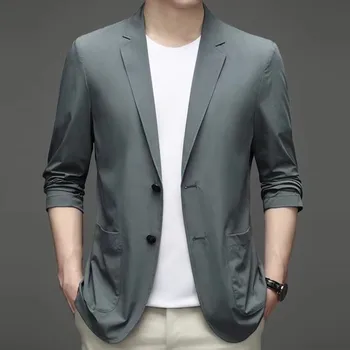 6142-2023 homens novos coreano moderno de negócios, de lazer profissional jaqueta de luxo Yinglun estilo terno