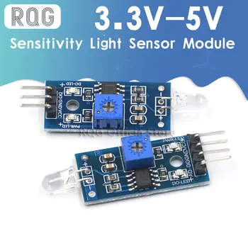 A sensibilidade do Sensor de luz do Módulo LM393 Luz Sensor Fotossensível Para o Arduino Carro Inteligente 3.3 V-5V