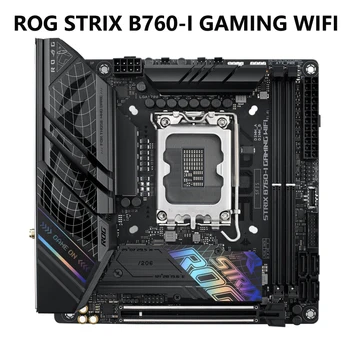 ASUS ROG STRIX B760-eu JOGO wi-FI DDR5 placa Mãe para Intel CPU, Poderoso VRM, PCIE 5.0 Slot, Baixa latência wi-Fi 6E