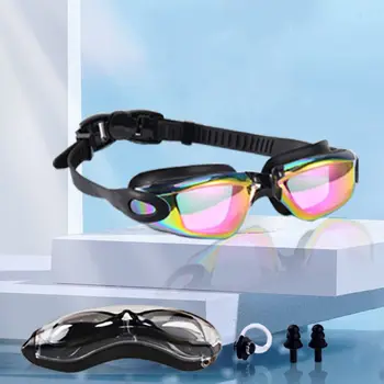 Ampla Visão de Natação Óculos Anti-nevoeiro Proteção UV Óculos de Natação de Silicone ultra-leve Óculos de Natação de Verão, Desportos aquáticos