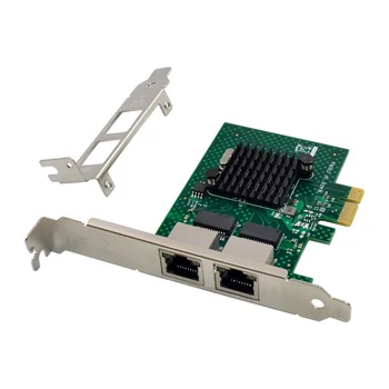 BCM5720 PCIE X1 Gigabit Ethernet Placa de Rede Dual Port Server Placa de Adaptador de Rede Compatível com a função WOL PXE VLAN