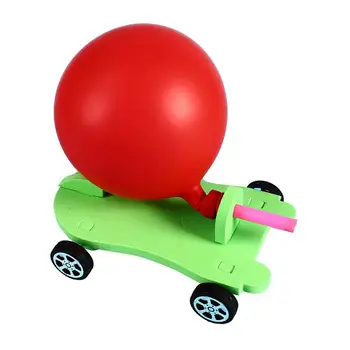 Balão de Carro Conjunto Brinquedo Fácil de Montar Ciência Brinquedo Ciência Física experimental de DIY para Meninos Meninas rapazes raparigas Crianças do Favor de Partido Presentes de Aniversário