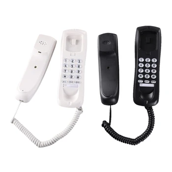 Compacto Telefone de Parede do Chamador Telefone fixo telefone Fixo para o Home Office do Hotel