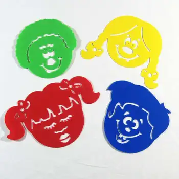 Crianças Quebra-Cabeça Início De Pintura De Grande Sorriso Prancha De Desenho Sketchpad Brinquedo De Papel De Carta Ferramentas De Modelo De Plástico Unisex 2021