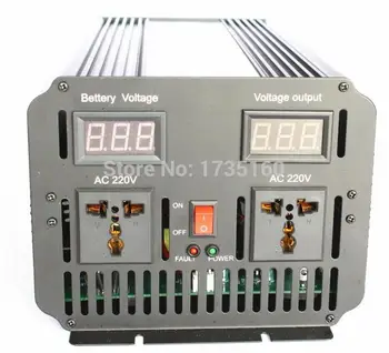 DC12v Inversor 6000W pico 12000W pura da onda de seno inversor / conversor para AC110V/230V Solar, Energia Eólica, sistema home do sistema home