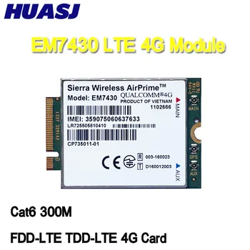 EM7430 LTE-Advanced Cat 6 cat 6 4G Modem M2 ngff 300M 4G módulo de cartão