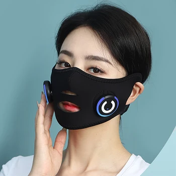 EMS Instrumento da Beleza do Rosto de levantamento de Instrumento Rosto Massager Máscara facial (Face-Dispositivo de elevação V Elevador de Cara Aperto Microcorrente