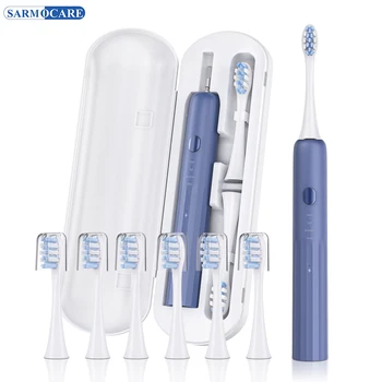 Elétrica Sonic Escova de dentes Branqueamento de Dente Escova de dentes Recarregável USB IPX7 Impermeável Casal Escova de dentes Elétrica