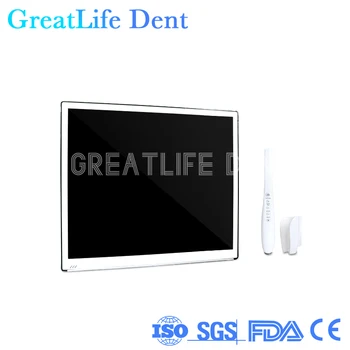 GreatLife Dent Wifi HD de 8 Milhões de Pixels de Alta definição Endoscópio Ferramentas 17Inch Digital Monitor LCD Dental DA300 cameras