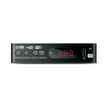 HD 1080p Sintonizador de Tv Dvb T2 Vga de TV Dvb-t2 para Monitor, Placa de USB2.0 Sintonizador Receptor De Satélite Decodificador Dvbt2