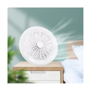 LED Smart Fã de Luz, Ventilador de Teto 30W Controle Remoto do DIODO emissor de Luz Silêncio do Quarto Decoração de Cozinha Lâmpada de Fãs-Branco