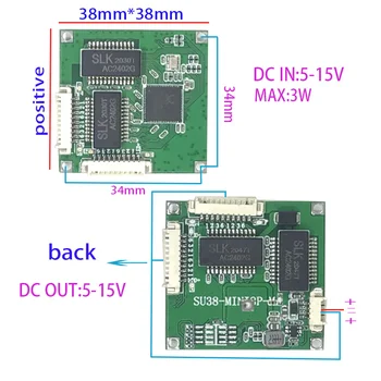 Mini PBCswitch módulo CBP OEM módulo mini tamanho 8Ports Interruptores de Rede da Placa do Pwb de mini ethernet módulo switch 10/100Mbps de OEM/ODM