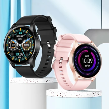 Novo Impermeável Inteligente Mulheres Relógios De Voz Chamando Do Esporte Relógio De Homens De Sangue Perssure Monitor Smartwatch Para Xiaomi Huawei Iphone 2023