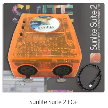 O Sunlite Suite 2 FC 1536 canais DMX512 de Iluminação de Palco do Software de Controlador de DJ de Festa Discoteca Equipamento de Iluminação, Controle de Caixa