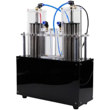 O dobro da tomada experimental dispositivo para electrolyzed água, o hidrogênio e o oxigênio separação NOVO