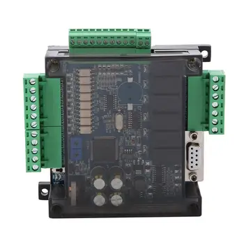 PLC, painel de Controlo Industrial FX3U-14MR 8 Entrada 6 Saída Programável Controlador Simples
