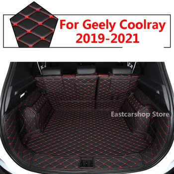 Para Geely Coolray Escapar SX11 2021 2020 2019 Carro Personalizado com Tudo Incluído Traseira do Tronco Tapete Forro de Arranque Bandeja Traseira do Tronco Acessórios