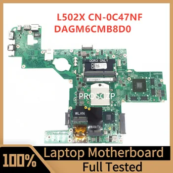 Placa-mãe CN-0C47NF 0C47NF C47NF Para Dell XPS 15 L502X laptop placa-Mãe DAGM6CMB8D0 Com GT525M/GT540M HM67 Totalmente e 100% Testado