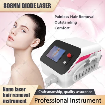 Portátil do Laser 808nm do Diodo / Diodo depilação a Laser Máquina de depilação salão de equipamentos de laser, Tecnologia de Refrigeração