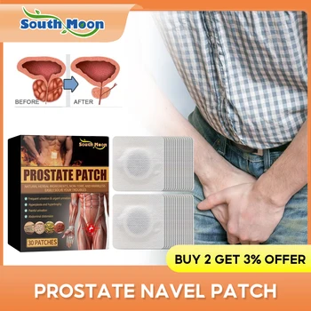 Próstata Patch de Socorro Uretrite Melhorar Urológicas Desconforto Homem de Cuidados de Saúde Prostatite Tratamento Médico Umbigo Gesso 30pcs