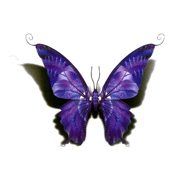Purple Butterfly Impermeável Tatuagens Temporárias De Homens Fake Tattoo Flash De Beleza Animais Tatuajes Tatoos Temporarles Para As Mulheres