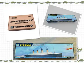 TROMPETISTA Modelo de kit de 1/200 TITANIC A Rainha Do forro de Oceano 03719 & TR66600 PE CONFIGURAR